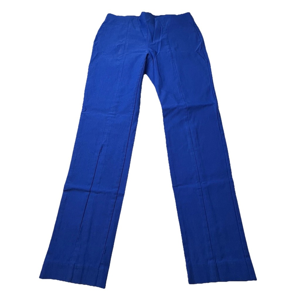 Chico's 00 (XS)  So Slimming Pants Blue Stretch‎ Knit Cropped Pull On
